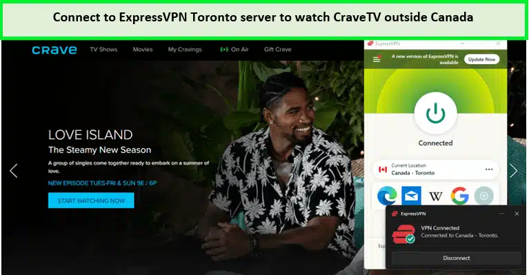 Watch Crave TV outside Canada with ExpressVPN