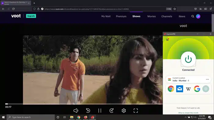 Watch Voot outside India with ExpressVPN